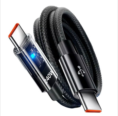 240W USB-A/Type C Cable Fast Charging Cable